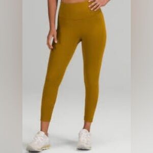 Lululemon align size 6 mustard color. I believe it’s called dandelion.